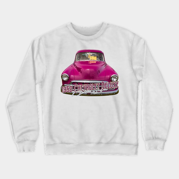 1952 Chevrolet Deluxe 2 Door Sedan Crewneck Sweatshirt by Gestalt Imagery